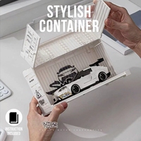 PB PB8808 Bloques de Construcción de Modelo de Coche Gris, Juguete Educativo Electrónico DIY, Escala 1:32, Regalo para Niños y Niñas, 367 Piezas