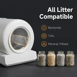 Bac à litière automatique intelligent mains libres pour chat, toilette électrique autonettoyante avec désodorisation et capteurs de sécurité (US/EU/UK/AU) - Product Image 5