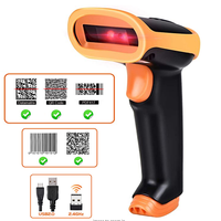 Lecteur de codes-barres portable filaire et sans fil USB 1D 2D QR Code