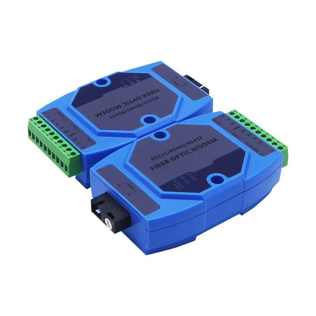 Industrial Serial RS485/RS422/RS232 to SC Single Mode Fiber Optic Transceiver with 0-120KM Transmission