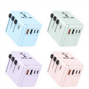 Convertisseur <span class=keywords><strong>de</strong></span> charge au <span class=keywords><strong>nitrure</strong></span> <span class=keywords><strong>de</strong></span> <span class=keywords><strong>gallium</strong></span> 35W, adaptateur <span class=keywords><strong>de</strong></span> voyage universel avec 3 ports Type-C et 2 ports USB-A - Product Image 4
