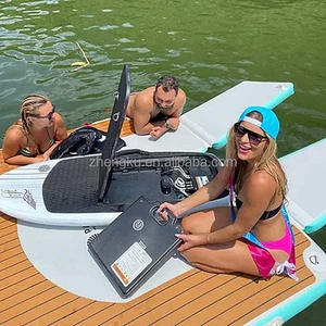 Station d'accueil durable pour jet ski <span class=keywords><strong>en</strong></span> PVC à point <span class=keywords><strong>de</strong></span> chute, plate-forme flottante, E-Foil gonflable, à vendre - Product Image 6