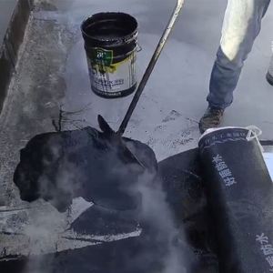 Factory Direct Sales Non-curing <b>Rubber</b> Asphalt Bonded Waterproof Coating for the Base of Waterproof Coil - Product Image 1
