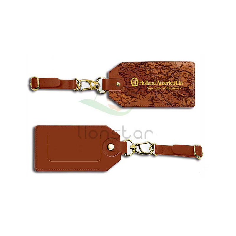Customer Logo Personalized PU Leather Genuine