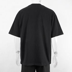 เสื้อยืดผู้ชายผ้าถักเนื้อนุ่ม ระบายอากาศได้ดี ไม่ยับง่าย พิมพ์ลายสตรีทสไตล์เรโทร คุณภาพสูง ผลิตจากผ้าฝ้าย 100% - Product Image 3