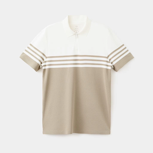 Polo Personalizado OEM para <span class=keywords><strong>Hombre</strong></span>, con <span class=keywords><strong>Rayas</strong></span>, <span class=keywords><strong>de</strong></span> Algodón y Spandex, <span class=keywords><strong>de</strong></span> Secado Rápido, Antiarrugas, Elástico, Casual, <span class=keywords><strong>de</strong></span> <span class=keywords><strong>Manga</strong></span> <span class=keywords><strong>Corta</strong></span> - Product Image 2