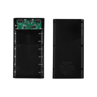 Pack de 6 batteries 21700, boîtier de batterie externe, entrée USB Type C, charge rapide 22,5 W, charge sans fil 15 W, affichage LED, soudage détachable