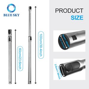 <span class=keywords><strong>Tubo</strong></span> de Extensión de Metal de Acero Inoxidable de 1.38 Pulgadas para Aspiradora, Repuesto para Accesorios de Aspiradora Miele C1 C2 C3 - Product Image 2