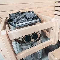 Harvia vega series kompor sauna uap kering, kompor sauna ruang sauna kering baja tahan karat dengan pengontrol eksternal