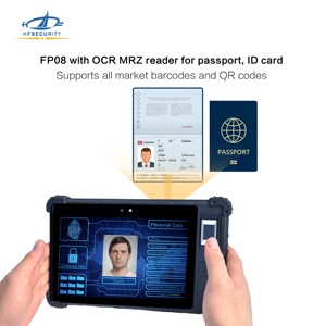 FP08 Máy Tính Bảng <span class=keywords><strong>Android</strong></span> Sinh Trắc Học Cầm Tay Gồ Ghề Chống Nước Màn Hình Cảm Ứng 4G 8 Inch HFSecurity Kèm Đầu Đọc Vân Tay - Product Image 5