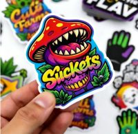 Impresión Personalizada, Vinilo Resistente a los Rayos UV, Adhesivo Impermeable y Duradero, PVC Resistente a la Intemperie, Adhesivos Autoadhesivos con Logotipo Troquelado, Etiquetas Personalizadas