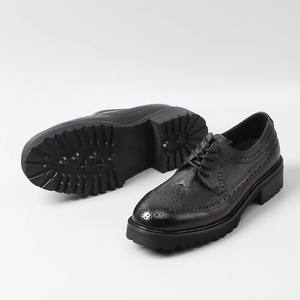 Chaussures décontractées en cuir véritable pour hommes, mocassins Oxford souples et respirants à lacets, élégants et confortables - Product Image 4