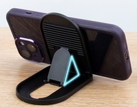 Support de téléphone portable avec logo personnalisé support de tablette pliable et réglable multi-angles en plastique pour smartphone fixe