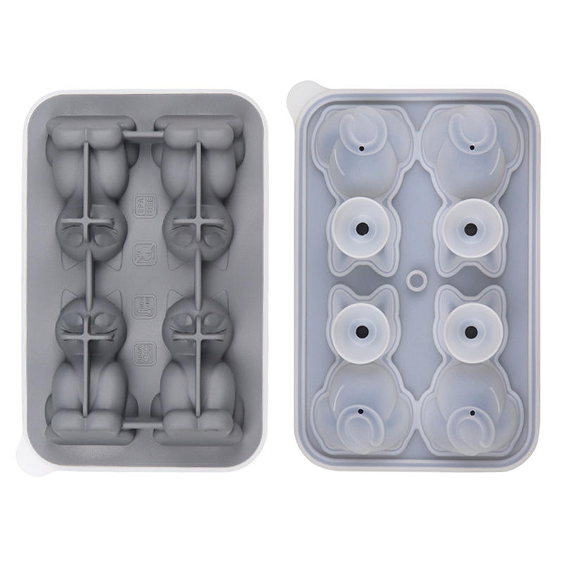 Cat 4-in-1 Ice Cube Tray