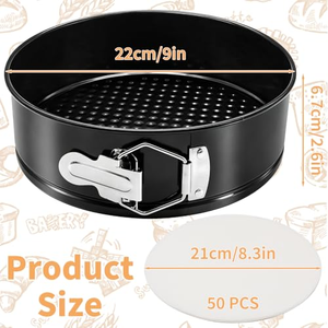 Molde para Pastel de Acero al Carbono Antiadherente, Apto para Lavavajillas, Libre de BPA, con Logotipo Personalizado OEM ODM, Precio de Fábrica, para Utensilios de Cocina de Marca - Product Image 2