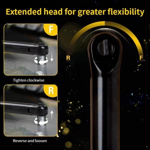 Llave de Trinquete Eléctrica Inalámbrica de 21V y 3/8'', Llave de Trinquete Angular Inalámbrica de Iones de Litio, 675nm de Torque Máximo, Batería de 2000mAh, Reparación de Automóviles - Product Image 4