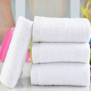 Serviettes <span class=keywords><strong>de</strong></span> <span class=keywords><strong>bain</strong></span> blanches QUNZHEN 70 140 <span class=keywords><strong>600g</strong></span>, serviettes <span class=keywords><strong>de</strong></span> <span class=keywords><strong>bain</strong></span> <span class=keywords><strong>de</strong></span> luxe en coton pour hôtel - Product Image 3