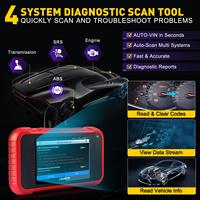 Launch CRP123E V2.0 Herramienta de diagnóstico automotriz de cuatro sistemas con 7 reinicios Escáner OBD2 libre de por vida