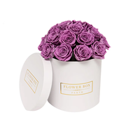 Boîtes en carton personnalisées haut de gamme pour cadeaux de fleurs Bouquet Emballage portable en gros avec revêtement UV Produits de haute qualité