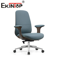 Chaise de bureau blanche Ekintop Fabricants Chaise de direction de bureau de patron moderne en cuir pour ordinateur