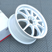 Llantas de carreras blancas de nuevo diseño 17x7 5x100 y 40, llantas de proveedor de China, novedad de