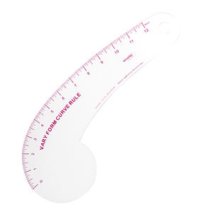 Kearing French Curve Sisa de plástico flexible Diseño de sastre <span class=keywords><strong>Regla</strong></span> de <span class=keywords><strong>curva</strong></span> <span class=keywords><strong>francesa</strong></span> 12 ''Forma variable <span class=keywords><strong>Regla</strong></span> curvada #6112 - Product Image 1