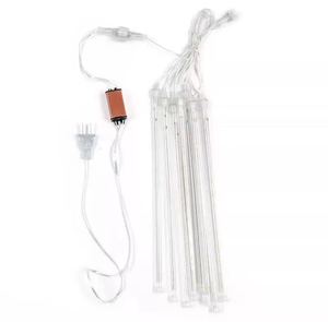 Guirlandes lumineuses LED <span class=keywords><strong>de</strong></span> Noël en forme <span class=keywords><strong>de</strong></span> <span class=keywords><strong>pluie</strong></span> <span class=keywords><strong>de</strong></span> météores, étanches IP65, 10 m, en plastique, pour extérieur, effet gouttes <span class=keywords><strong>de</strong></span> <span class=keywords><strong>pluie</strong></span> tombantes - Product Image 5