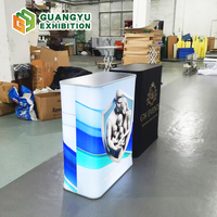 <strong>Best</strong> <strong>Selling</strong> Portable Trade Show <strong>Table</strong> Foldable and Adjustable Tension Fabric Display Promotional Pop-<strong>up</strong> Display <strong>Table</strong>
