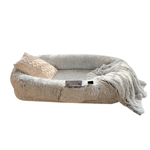 Cama de Lujo Personalizada para Perros, Colchón Gigante para Mascotas, Desmontable y Lavable, Sofá Perezoso de Esponja, Poliéster, para Todas las Estaciones, en Caja - Product Image 5