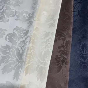 2024 nouveau tissu de rideau jacquard 100% polyester