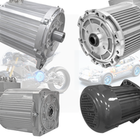 Motor Listrik IE5 72V 2000W BLDC 2KW untuk E-Cart PMSM 4000 Watt hingga 20000 Watt 15HP 3000 hingga 7000 RPM Torsi Tinggi 20 hingga 85 Nm