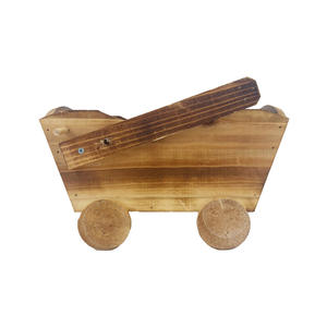 Chariots à fleurs <span class=keywords><strong>en</strong></span> bois au design moderne, train de dessin animé <span class=keywords><strong>pour</strong></span> jardins intérieurs et extérieurs, patios et terrasses, <span class=keywords><strong>pour</strong></span> utilisation au sol - Product Image 1