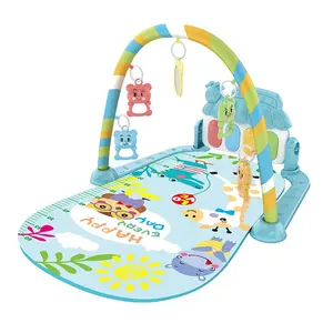 Baby Fitness Stand Brinquedos Baby Music Foot Piano Piano recém-nascido Crawling Pad