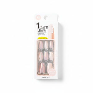 RingRing Coffin Art Nail <b>Tips</b> #4 Long Lasting Professional Press Manicure Design <b>K</b> Beauty <b>Extension</b> <b>K</b> - Product Image 2