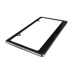 Marco de placa de <span class=keywords><strong>matrícula</strong></span> de fibra de carbono 100% real forjado en fábrica Tipos personalizados para el mercado de Europa y EE. UU. - Product Image 2