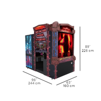 Dark Escape 4D : Jeu d'arcade de tir d'horreur par NAMCO avec écran 3D 46 pouces, effets de mouvement et son immersifs, lunettes antibactériennes