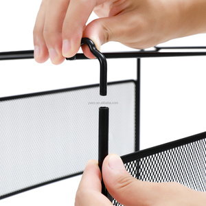 Riviste e giornali da ufficio all'ingrosso grande Rack FC rimovibile grande capacità di stoccaggio cestino Desktop in rete metallica Rack - Product Image 3