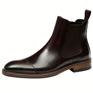 Zapatos de Hombre Elegantes de Cuero Genuino Hechos a Medida, Antideslizantes, para Negocios, Casuales, Fiestas y Bodas - Product Image 5