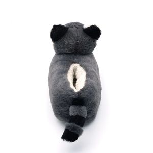 <span class=keywords><strong>Femme</strong></span> <span class=keywords><strong>Femme</strong></span> <span class=keywords><strong>Femme</strong></span> Dames Filles Peluche Animaux Personnalisés Raton Laveur Intérieur Maison Peluche Antidérapante Jouet Chaussons Bottes Chaussons - Product Image 2