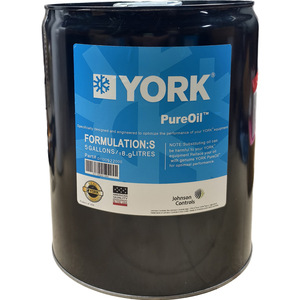 น้ำมันคอมเพรสเซอร์ York PureOil ขนาด 5 แกลลอน 18.9 ลิตร น้ำมันหล่อลื่นสำหรับอุปกรณ์ทำความเย็นยี่ห้อ York - Product Image 1