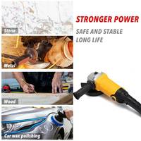 Meuleuse d'angle électrique portable 110V haute puissance sans fil multifonctionnelle pour le polissage du métal et du bois, idéale pour la découpe et le façonnage automobile