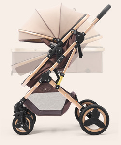 Coches para Bebés, Carrito de Lujo 4 en 1, Cochecito Plegable 3 en 1 con Silla de Auto - Product Image 2