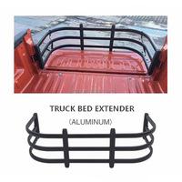 Extenseur de benne de camionnette en alliage d'aluminium noir de haute qualité, barrière de chargement, pièces de modification pour Toyota
