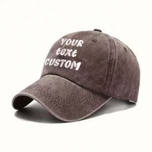 Gorra de Béisbol Bordada en 3D Personalizada para Parejas, Unisex, Diseño con Imagen, Hebilla Metálica Ajustable, Tela de Algodón Terry, Deportiva - Product Image 1