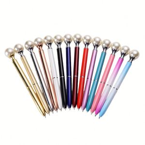 Bolígrafos de Metal con Perlas de Colores Navideños Personalizados Promocionales, Diseño Moderno y Duradero para Niñas, Material Escolar y de Oficina con Logotipo - Product Image 1