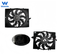 Vente directe d'usine - Ensemble de ventilateur de refroidissement du radiateur du moteur 600W compatible avec BMW E60 E63 E64 E65 E66 520Li OEM 17427543282 17427514181