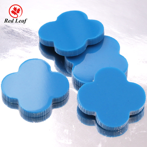 Piedras Preciosas Redleaf, Turquesa Sintética 5A <span class=keywords><strong>de</strong></span> Alta Calidad, Piedra Preciosa Suelta, Turquesa Azul, Trébol <span class=keywords><strong>de</strong></span> Cuatro <span class=keywords><strong>Hojas</strong></span> - Product Image 2