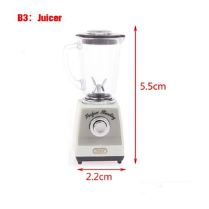 Scala 1:12 <span class=keywords><strong>casa</strong></span> delle bambole cibo in miniatura macchina da caffè spremiagrumi cucina <span class=keywords><strong>accessori</strong></span> per sala da pranzo - Product Image 6