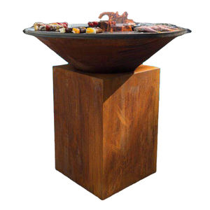 Durale-parrillas de acero para barbacoa, parrilla quemadora de carbón, con mesa - Product Image 3