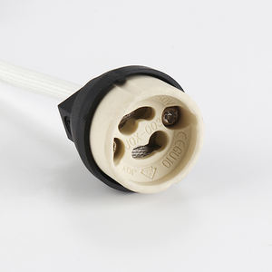 Buena calidad 250V 2A cerámica plástico GU10 Downlight lámpara portalámparas con conector de alimentación - Product Image 4